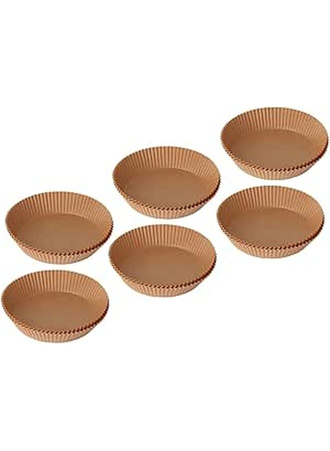 Disposable Air Fryer Paper Liners 50 Pcs Oilproof Baking Liner for High Temperature Cooking - Image 1