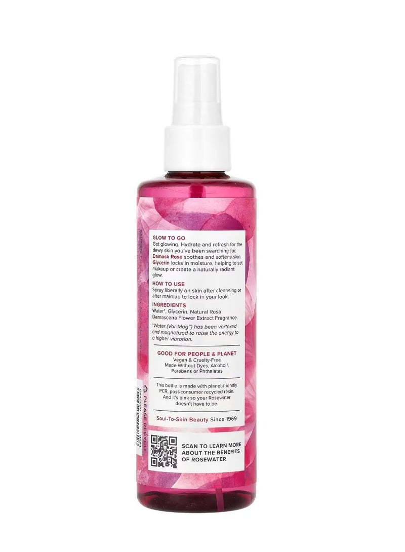 هيرتدج ستور رذاذ مرطب للوجه بماء الورد والجلسرين 8 أونصة سائلة (237 مل) - Image 2