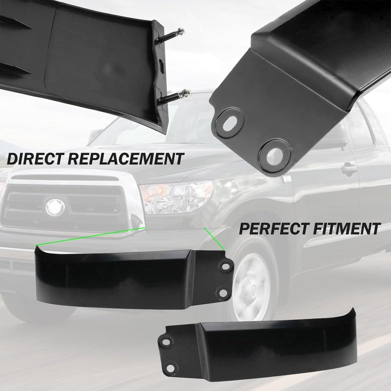 Wocch Front Bumper Grille Headlight Filler Trim Panels for Toyota - Image 4