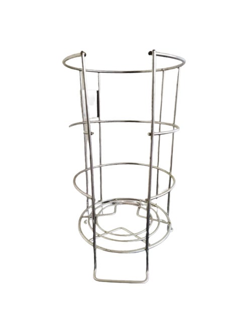 Rahul Professionals Fire Extinguisher Stand Holder for 6kg 4kg Fire Extinguishers Pack of 1 White