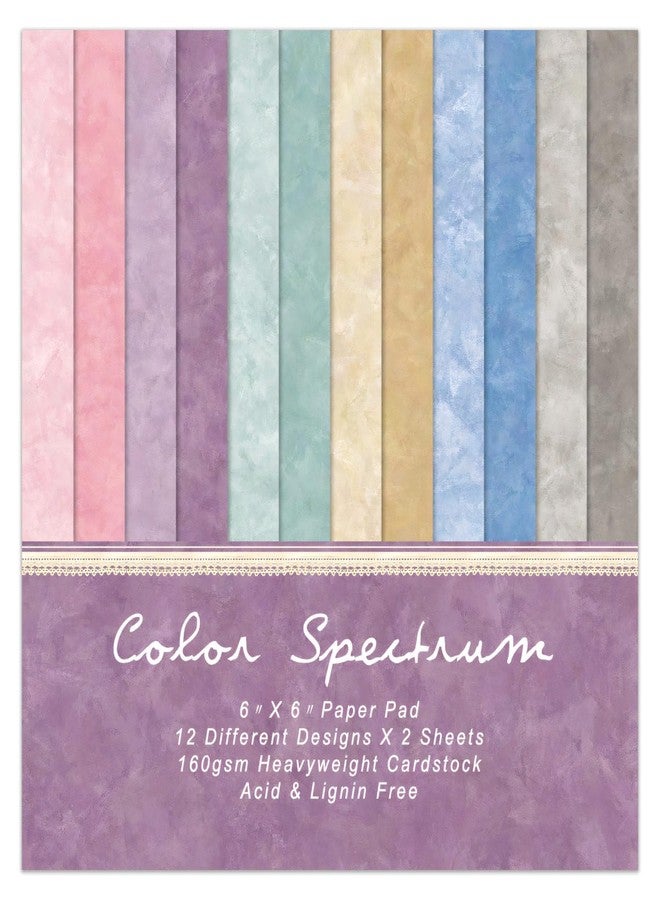 EAMOTOL 24 Sheets Scrapbook Paper Pad Cardstock, 6 x 6 Inch Colorful Decorative Decoupage for Card Making Folded Material Gift Wrapping Junk Journals Supplies DIY Crafts Photo Album - Image 1