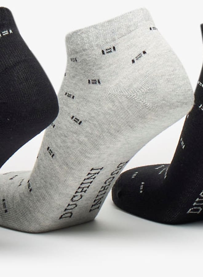 دوتشيني جوارب رجالية مطبوعة بطول الكاحل - مجموعة من  قطع - Image 2
