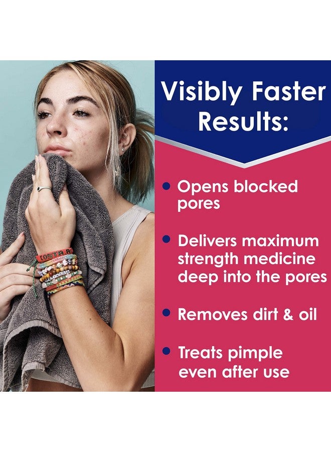 Clearasil مناديل علاج حب الشباب العميقة من ليراسيل رابيد ريسكيو، قوة قصوى، تحتوي على 2% حمض الساليسيليك، 90 قطعة - Image 3