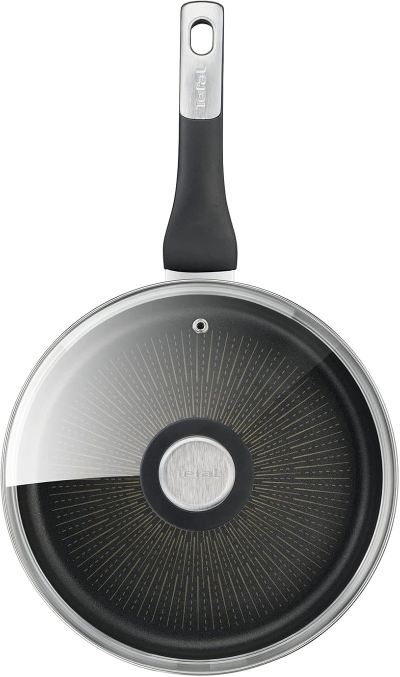 T-fal TEFAL Sautepan | UNLIMITED Sautepan 24 cm + Lid | Scratch resistance | 100% safe non stick coating | Thermo signal™ | Perfect searing | Made in France | Induction | 2 Years Warranty | G2553202 - Image 4
