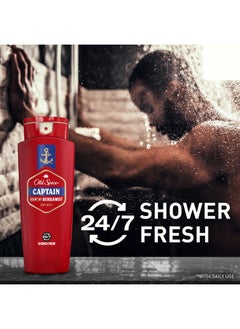 Old Spice Old Spice Red Collection Body Wash for Men, Captain Scent, 24 fl oz (Pack of 4)  - Image 2