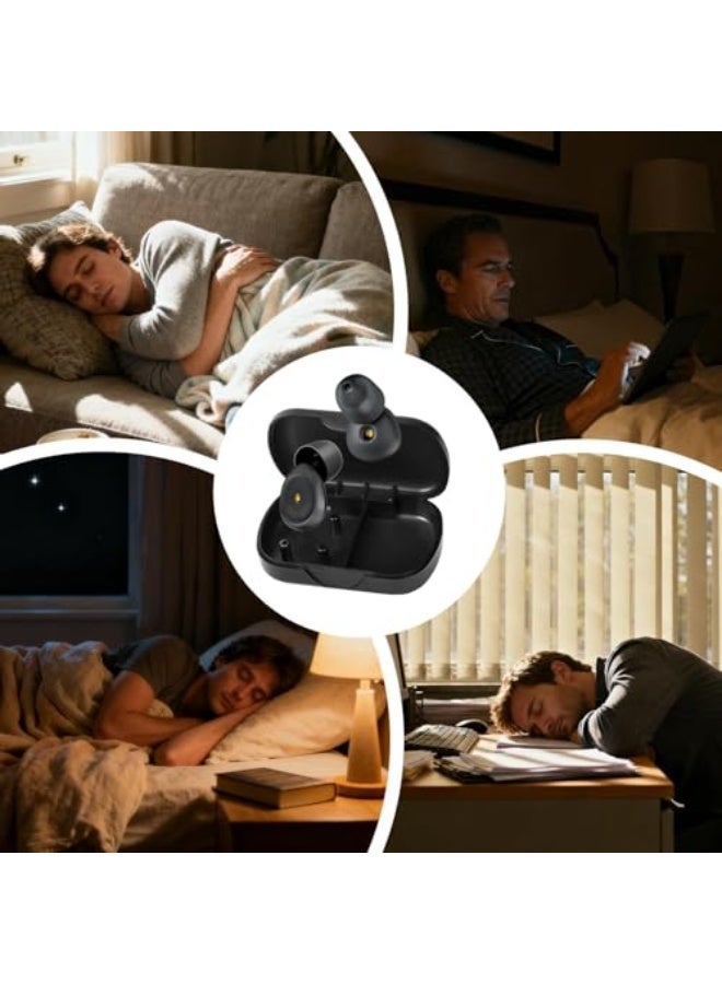 Aideli 3 Pairs Black Ultra Soft Silicone Earplugs for Sleep, Reusable Noise Cancelling Ear Plugs with Storage Box for Work, Travel, Study and Concerts - Image 5