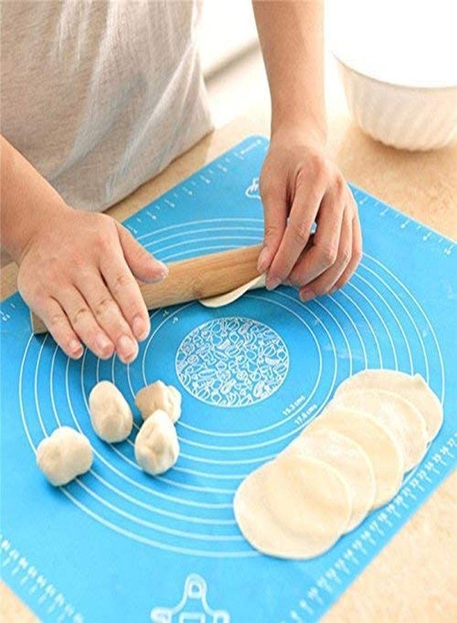 ONSUR Silicone Baking Mat Chapati, Roti, Atta Kneading Mat Non-Stick Fondant Rolling Stretchable Mat for Kitchen Multicolor 1pc - Image 4
