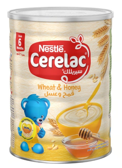 Cerelac Wheat & Honey 1kg – Nutritious Infant Cereal with Milk from 6 Months