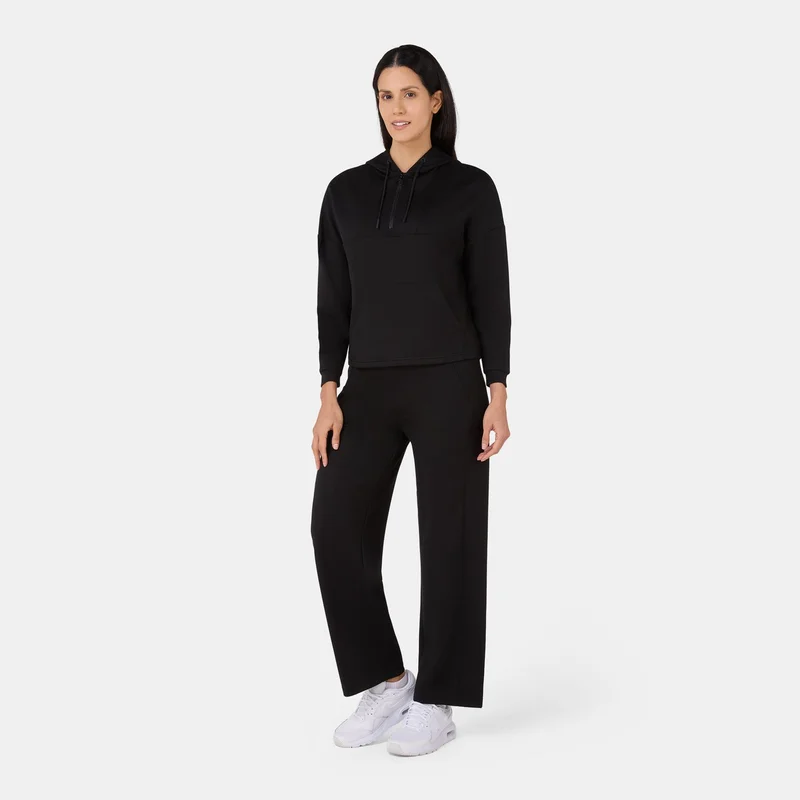 Sun And Sand Sports Black Women's 1/4-Zip Jacket for Women | Best Price UAE