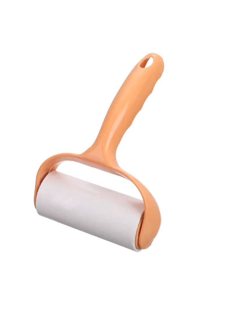 أسطوانة لاصقة لإزالة وبر وشعر الحيوانات الأليفة فائقة الالتصاق، سهلة الاستخدام رول لتنظيف الملابس والسجاد والأثاث ومقاعد السيارة، مزيل وبر وشعر للقطط والكلاب ومناسبة للاستخدام اليومي والسفر - Image 1