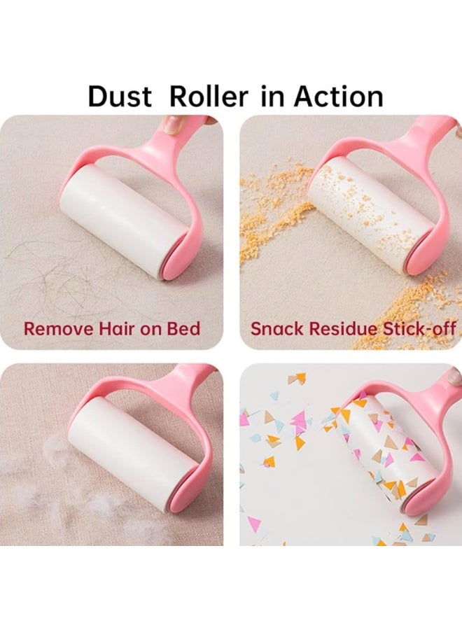 أسطوانة لاصقة لإزالة وبر وشعر الحيوانات الأليفة فائقة الالتصاق، سهلة الاستخدام رول لتنظيف الملابس والسجاد والأثاث ومقاعد السيارة، مزيل وبر وشعر للقطط والكلاب ومناسبة للاستخدام اليومي والسفر - Image 5