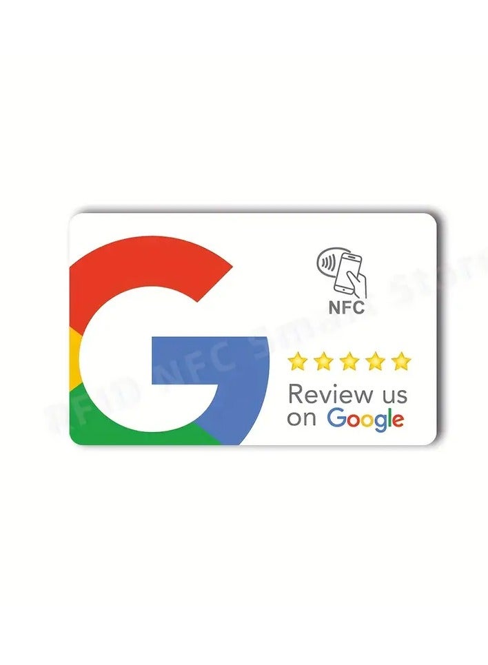 Generic 2 PCs - NFC Google Review Card - Tap and boost your business instantly  - Image 1