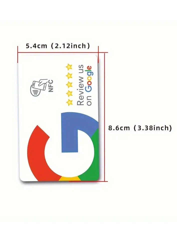 Generic 2 PCs - NFC Google Review Card - Tap and boost your business instantly  - Image 3