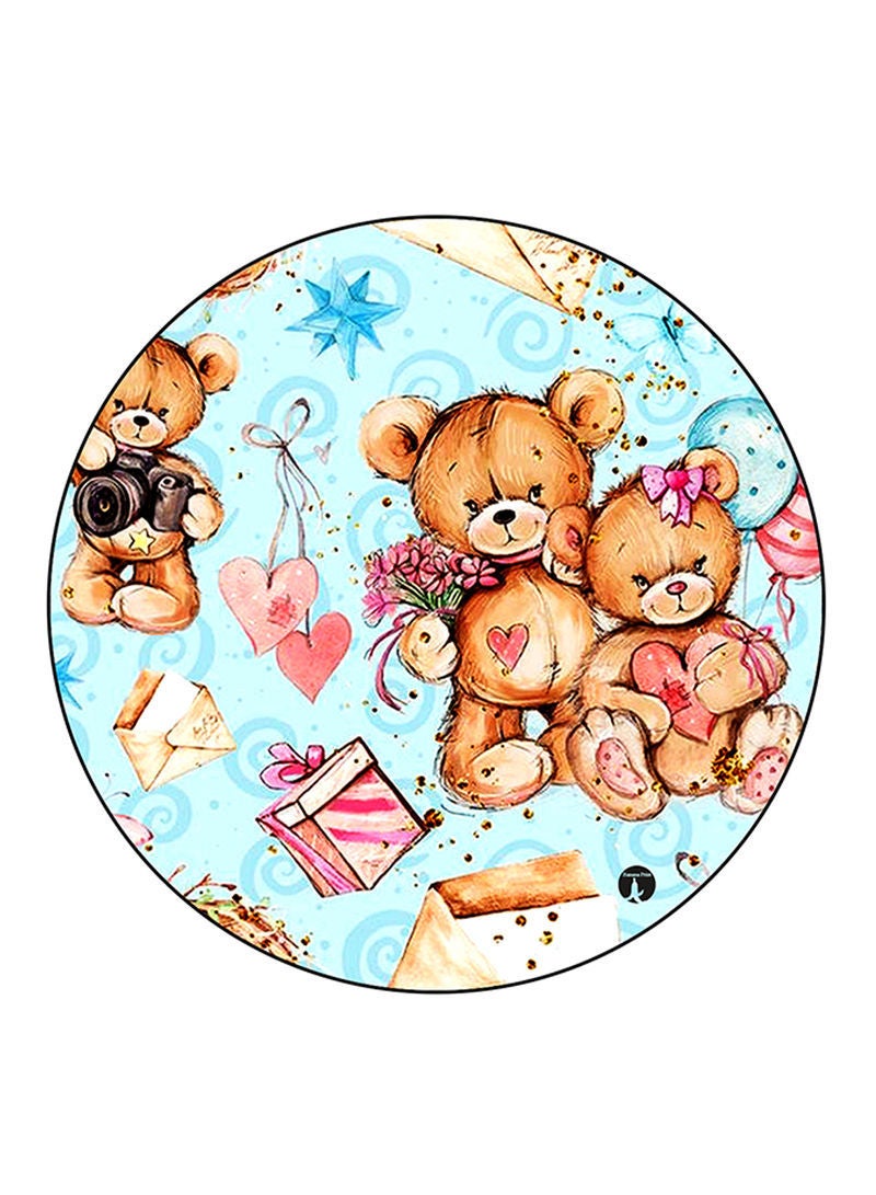 RKN Bears Printed Mouse Pad Multicolour