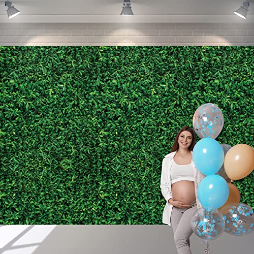 Tatuo 3 Pieces 54 x 108 Inches Jumbo Green Leaves Photography Leaf Backdrop 3D Waterproof Tree Leaves Background Photo Booth Prop Green Leaf Tablecloths for Baby Shower Birthday Party Decoration - Image 5