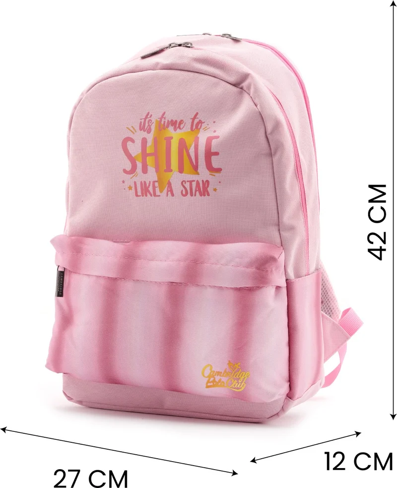 كامبريدج بولو كلوب Star Double Main Compartment Children Primary School Bag Set