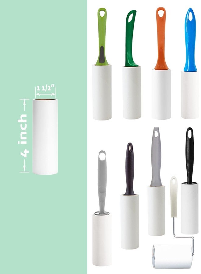 MINGRACE 4 inch Lint Roller Refills for Evercare Muji IKEA Bastis Amazon Lint Roller Replacement Refills 4 inch Extra Sticky 60 Sheets per Refill 5 Pack Total 300 Sheets (Inside Diameter 1-1/2 inch) - Image 2