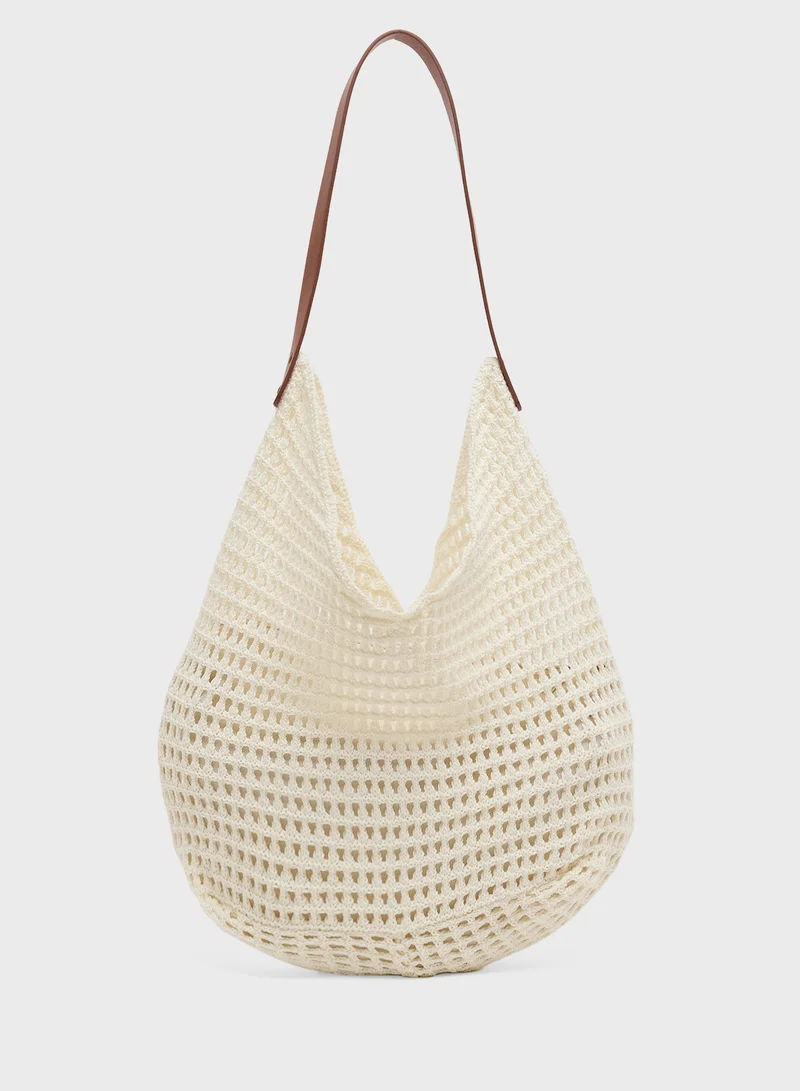 جينجر Crochet Design Tote Bag