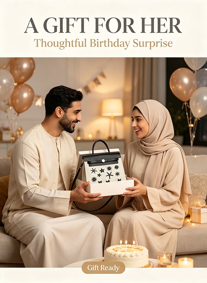 حقيبة يد نسائية كبيرة السعة، حقيبة كتف قماشية أنيقة، حقيبة كروس أنيقة للعمل، حقيبة عملية للمكتب والتنقل، هدية لها في عيد ميلادها أو عيد الأم - Image 5