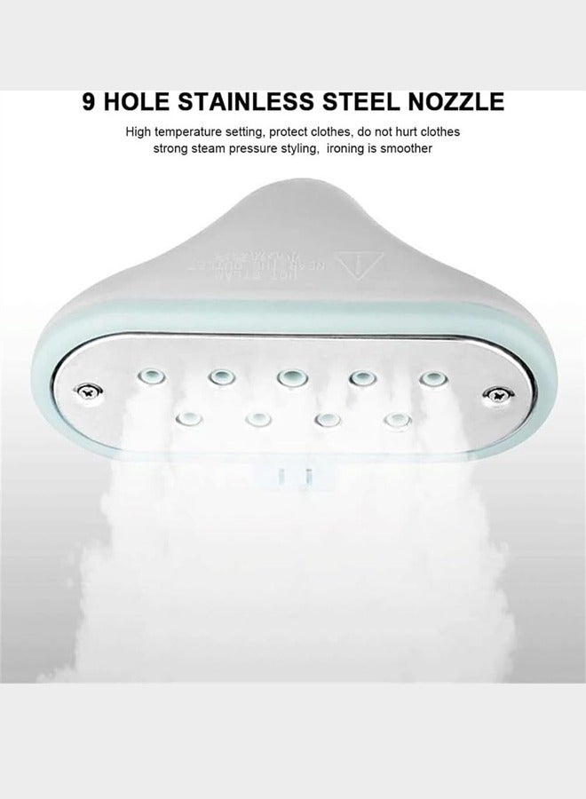 1800W Professional Standing Garment Steamer - Vertical Clothes Steamer for Wedding Dresses, Suits & Curtains - Powerful 9 Hole Poly Iron with 1.7L Water Tank  - Image 4