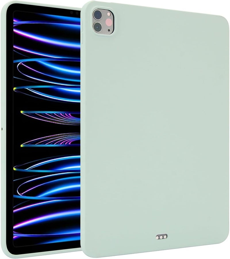 Tablet Case for iPad Air 13inch 2024 Soft TPU Slim Shockproof Protective Case,Slim Fit Lightweight Smart Cover for iPad Air 13inch 2024(Mint Green) - Image 1
