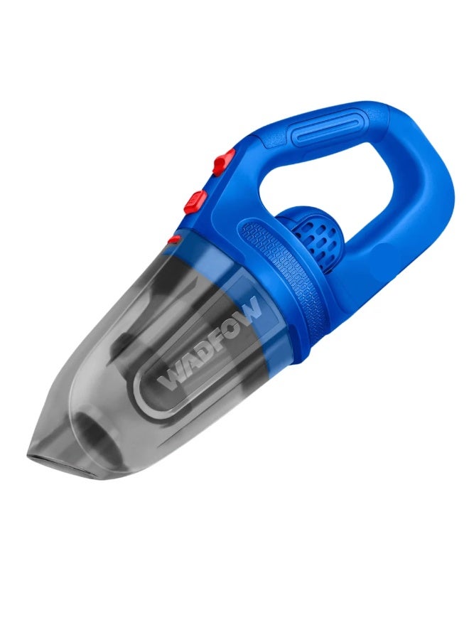 WADFOW 8V Cordless Handheld Vacuum Cleaner WLV0801 – Portable Rechargeable Car & Home Vacuum with 6kPa Strong Suction, 2000mAh Battery, 0.45L Dust Cup, USB Type-C Charging & Crevice Nozzle - Image 1