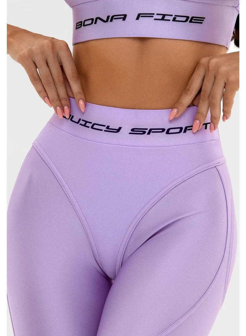 Bona Fide Extra Push-up Juicy Lilac Extra Juicy Gym Leggings for Women for Women | Best Price UAE