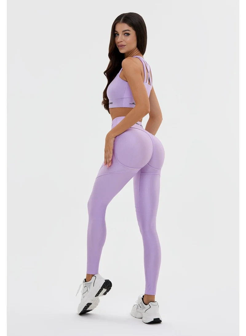 Bona Fide Extra Push-up Juicy Lilac Extra Juicy Gym Leggings for Women | Best Price UAE