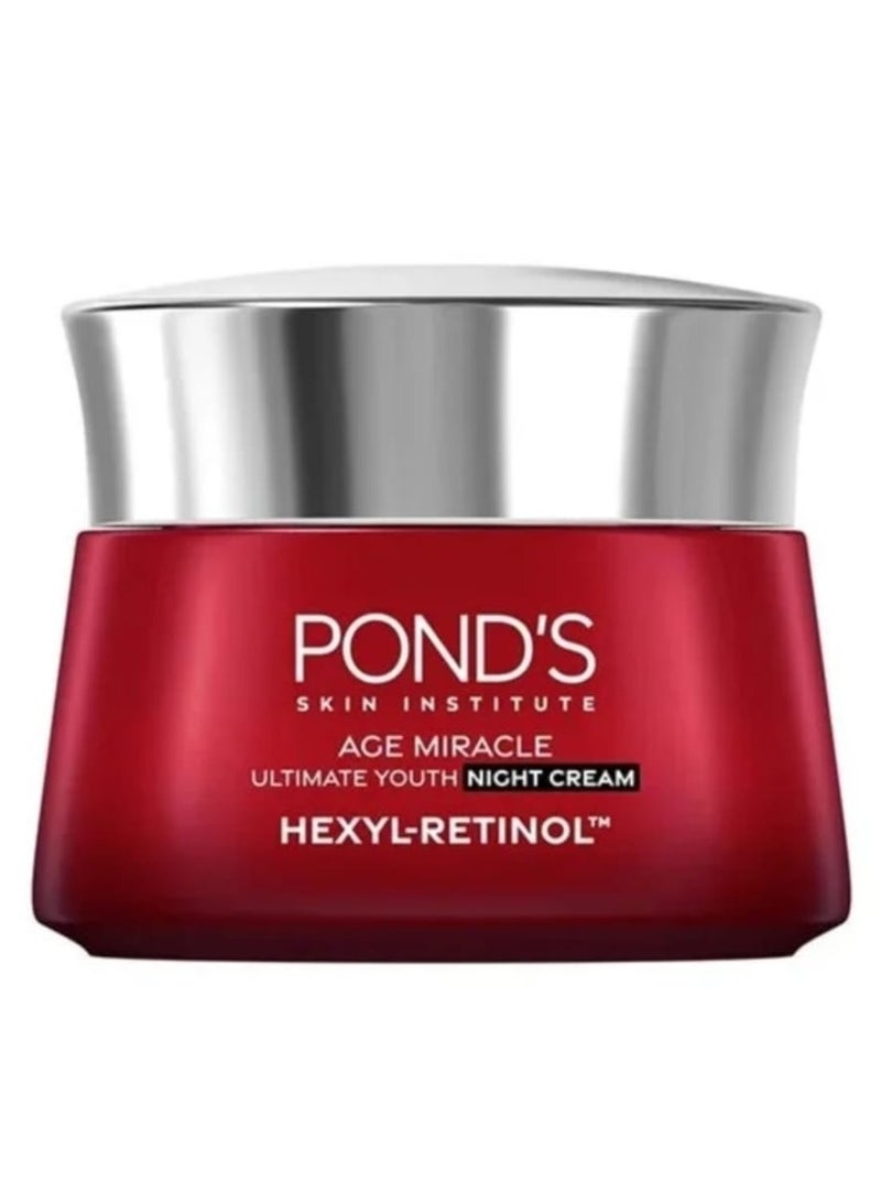 Pond's Age Miracle Ultimate Youth Night Cream Hexyl-Retinol 45g  - Image 2