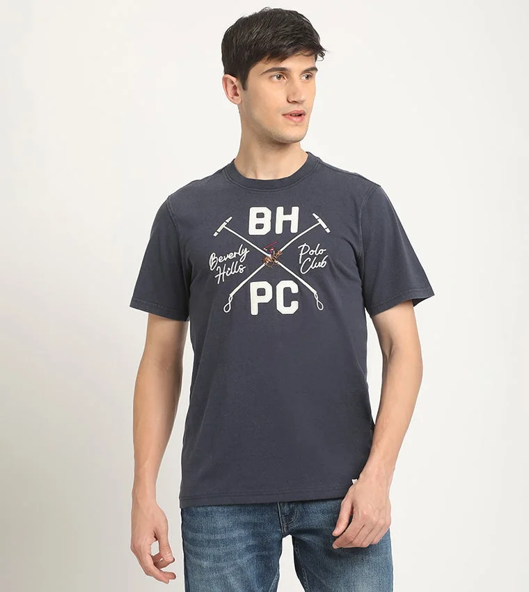 Beverly Hills Polo Club Printed Crew Neck Short Sleeves T-Shirt