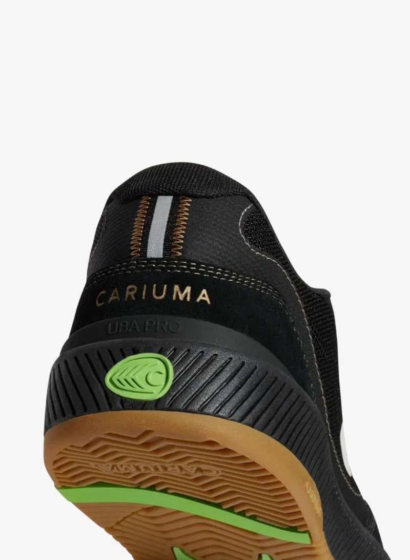 Cariuma  UBA PRO Black Suede and Mesh Silver Cloud Logo Sneaker  | Best Price UAE