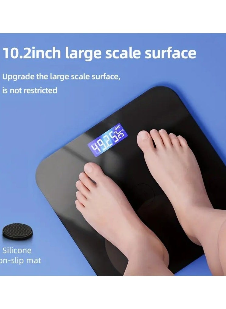 Accurate Digital Weight Scale with USB Charging – Sleek Smart Design for Home Fitness,Rechargeable Smart Body Scale – High-Precision Digital Display for Daily Weight Tracking