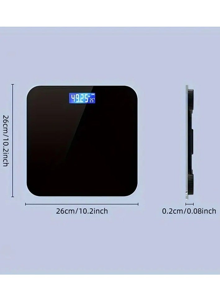 Accurate Digital Weight Scale with USB Charging – Sleek Smart Design for Home Fitness,Rechargeable Smart Body Scale – High-Precision Digital Display for Daily Weight Tracking