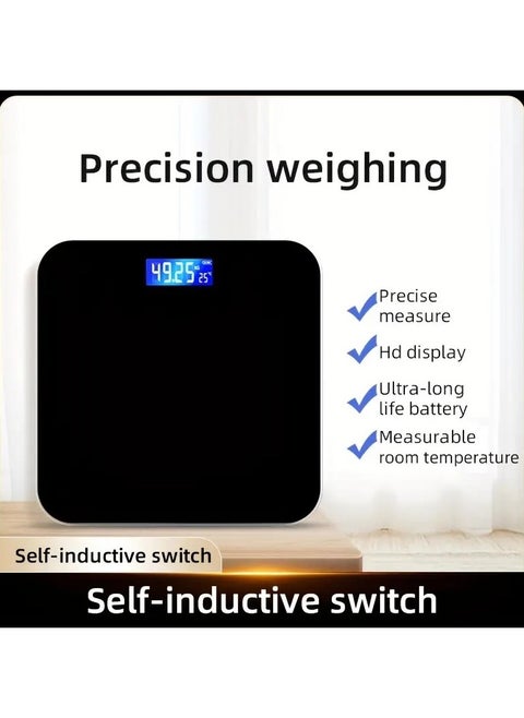 Accurate Digital Weight Scale  – Sleek Smart Design for Home Fitness, Smart Body Scale – High-Precision Digital Display for Daily Weight Tracking