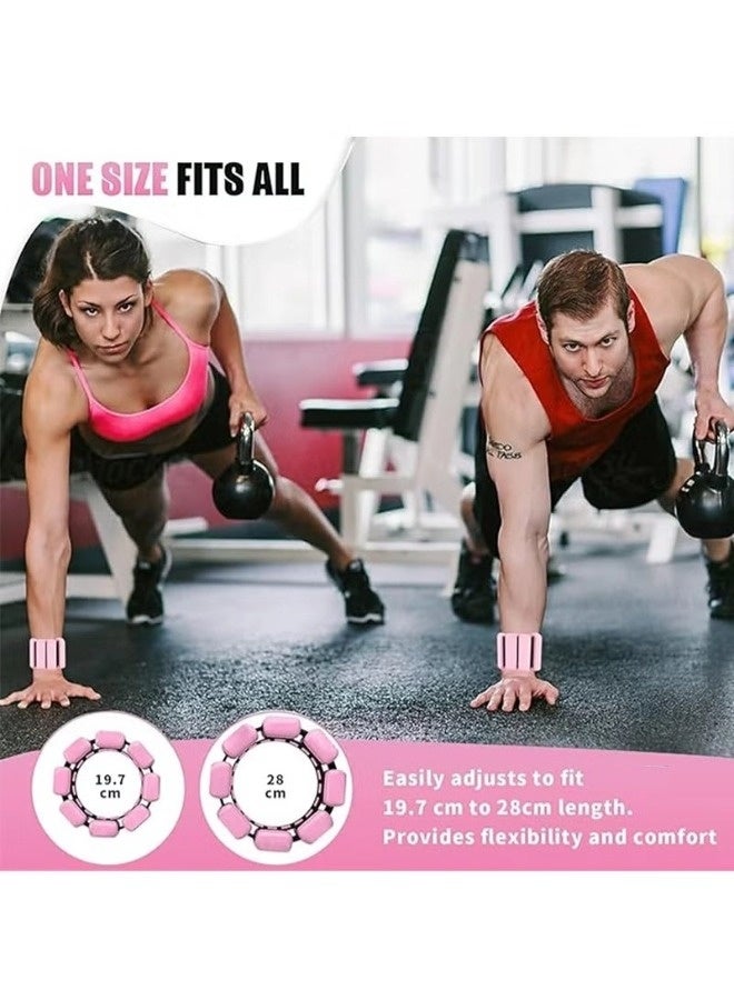 شيبشيب زوج واحد من أوزان الكاحل والمعصم للنساء والرجال، مجموعة أوزان الكاحل بوزن 0.45 كجم (0.22 كجم لكل وزن معصم) - Image 3