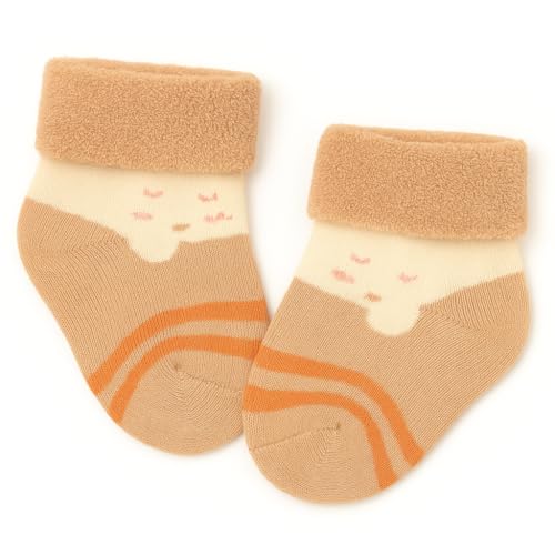 CUTEABLY Organic Cotton Baby Socks, Ankle Length, Mixed Colours, 0-12 Months (IN, Age, 6 Months, 12 Months, 2, Multicolour) - Image 4