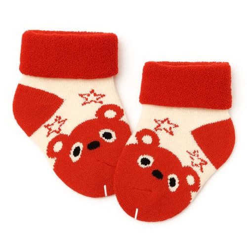 CUTEABLY Organic Cotton Baby Socks, Ankle Length, Mixed Colours, 0-12 Months (IN, Age, 6 Months, 12 Months, 2, Multicolour) - Image 3