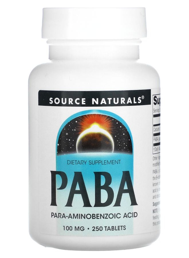 PABA 100 mg 250 Tablets