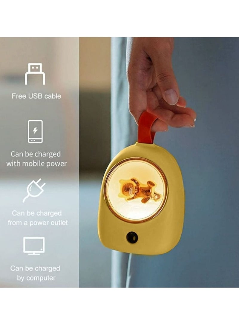 كابتن تيك مصباح ليلي للأطفال من قطعة واحدة مع مستشعر حركة ، هدية ليلي كهدية للأطفال البنات والأولاد هدية للأطفال الصغار ، مصباح ليلي محمول قابل لإعادة الشحن USB متغير اللون - Image 5