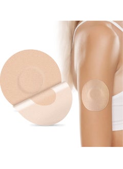 أغطية المستشعرات، عبوة من 25 رقعة لاصقة مقاومة للماء من Liber Sensor، رقعة مرنة من CGM بدون غراء في المنتصف - Enlite - Guardian - رقعة مستشعر Freestyle Libre 14 يومًا