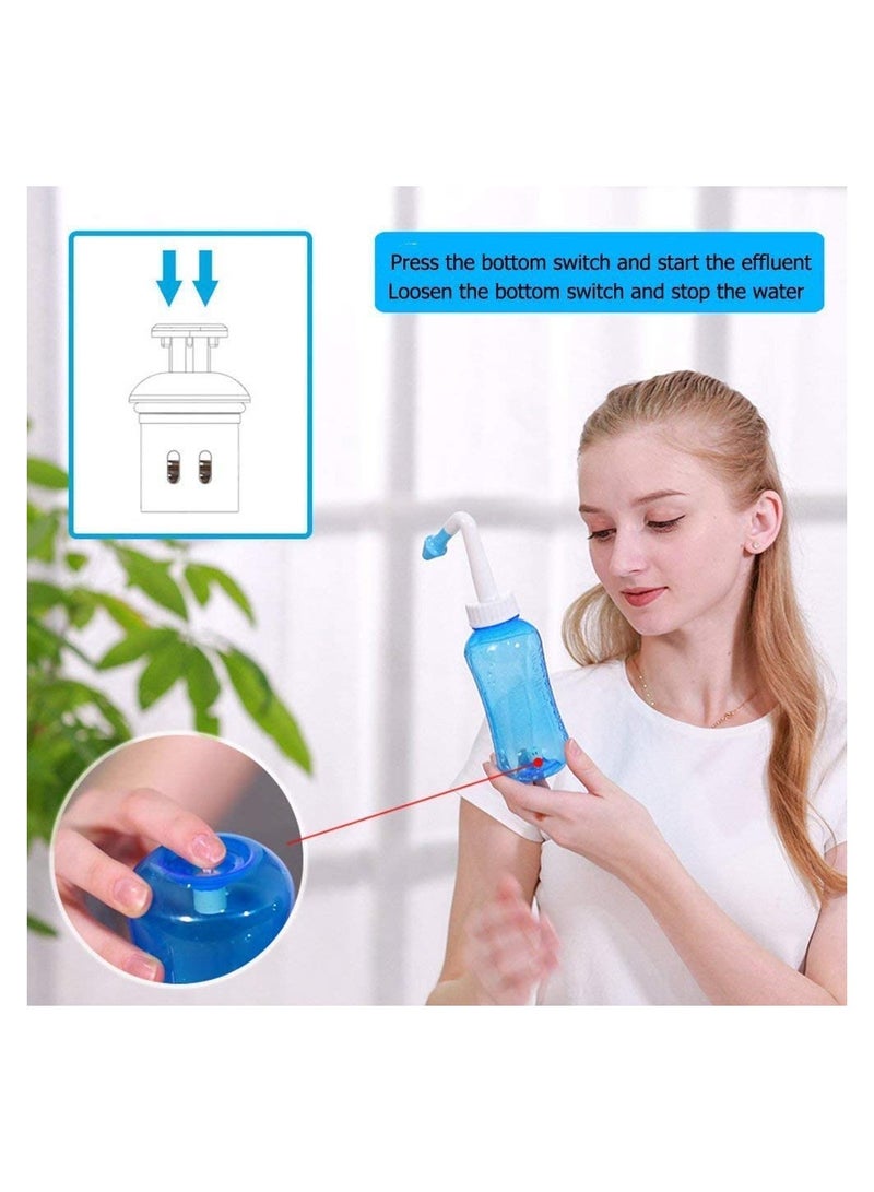 waterpluse 500ml Nasal Sinus Rinse Bottle Nasal Irrigation - Image 5