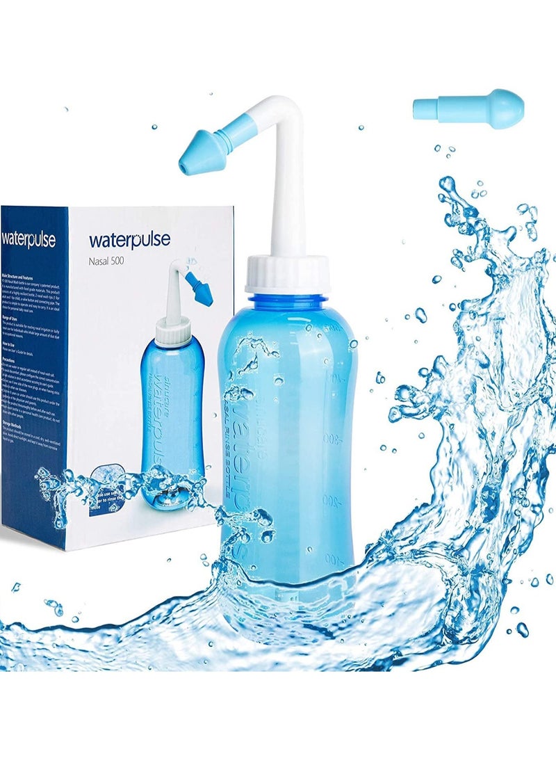 waterpluse 500ml Nasal Sinus Rinse Bottle Nasal Irrigation - Image 1