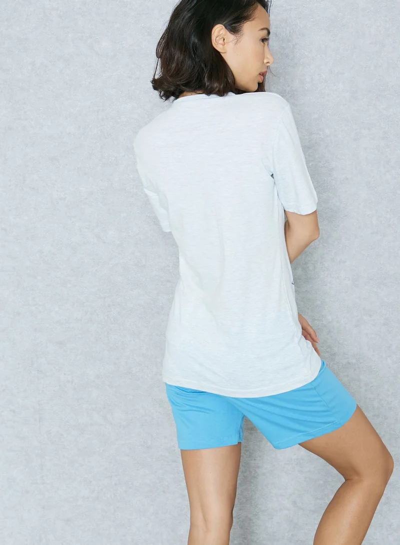 Lounge District Silvester Pyjama Shorts Set