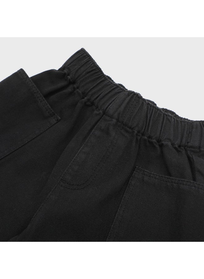 Zara بنطلونات أطفال مريحة أنيقة لطيفة بتصميم جيب - Image 4