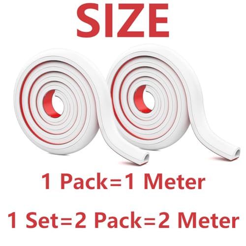 Hodaqe Cord Cover 2 Meter PVC Cable Protector with Self Adhesive Soft Wall Wire Holder Hider Sleeve Cuttable with Side Open Design Reuseable Floor Cord Hider - Image 4