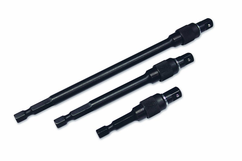 SK Tools USA 14 Drive 3 Piece Power Drive Locking Extension Set 2 4 6 32160