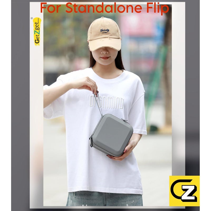 GetZget ® Carrying Case Bag for DJI Flip Drone Body - Standalone Bag with Battery Slots, Mesh Pocket & Mounting Hook - Image 3