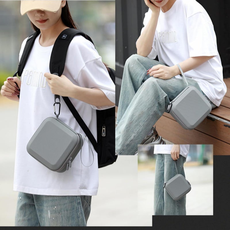 GetZget ® Carrying Case Bag for DJI Flip Drone Body - Standalone Bag with Battery Slots, Mesh Pocket & Mounting Hook - Image 4