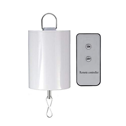 Fonmy Hanging Display Motor Rotating Motor w/ Remote Controller for Wind Spinner Hanging Decor Ornament Wind Chimes Battery Operated Motor-20 RPM Medium Speed - Image 4