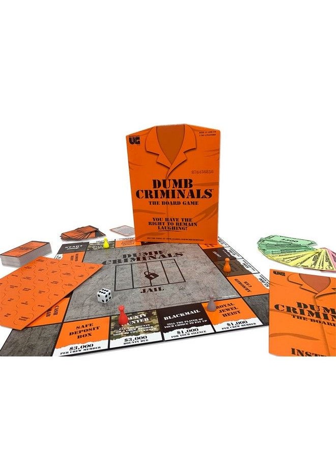 University Games - ; Dumb Criminals Board Game The Hilarious Party Game Of True Or False For 2 To 4 Players Ages 12 And Upperfect For Family Or Adult Party Game Night - Image 1